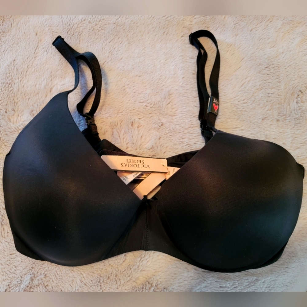 Victoria's Secret Black Seamless T-Shirt Bra